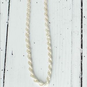 Sterling Silver Twisted Rope Necklace
